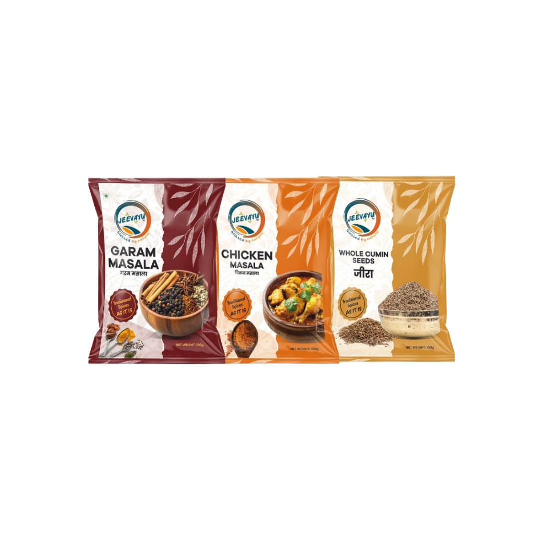 SPICES COMBO-3 (3 Packs 100g Each)