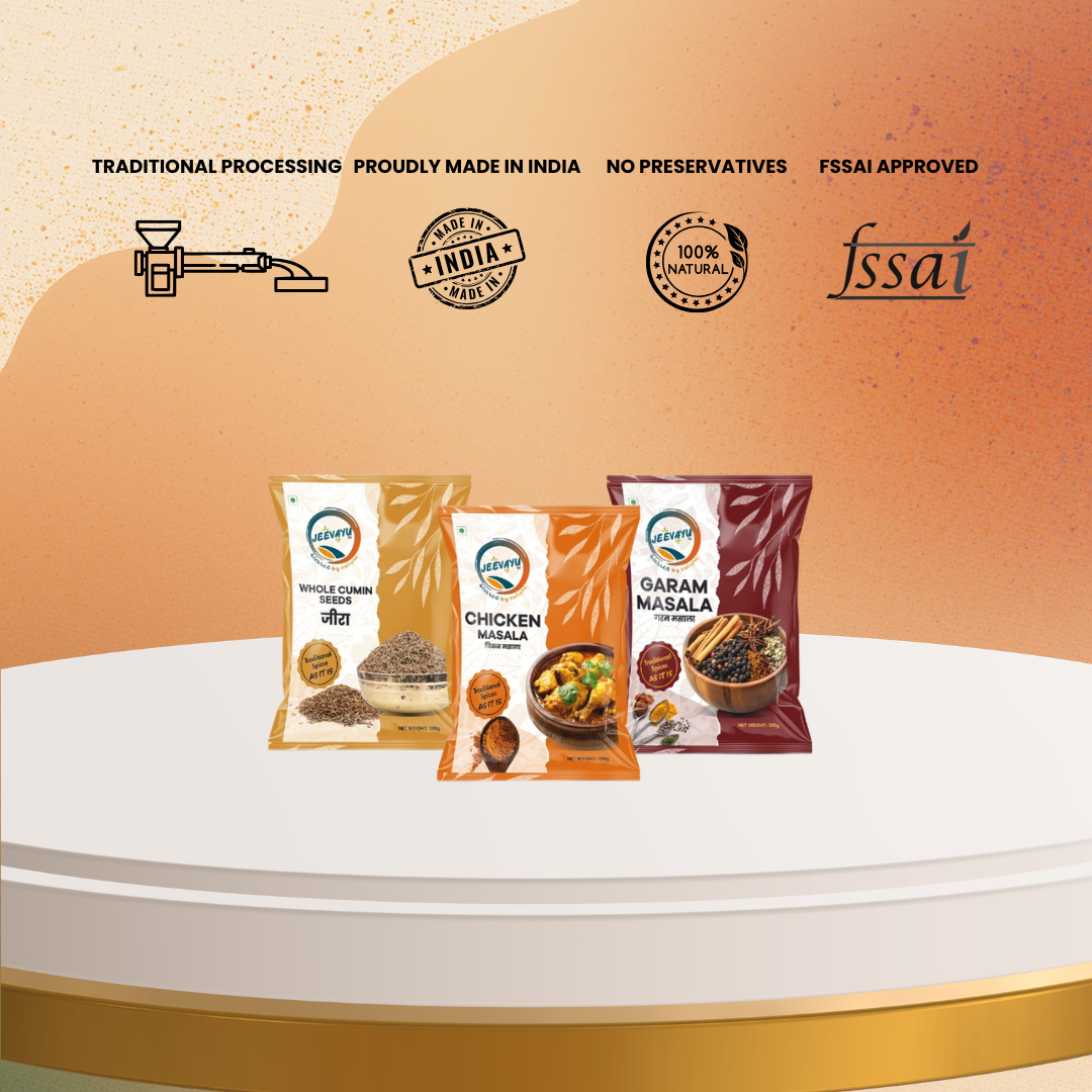 SPICES COMBO-3 (3 Packs 100g Each)