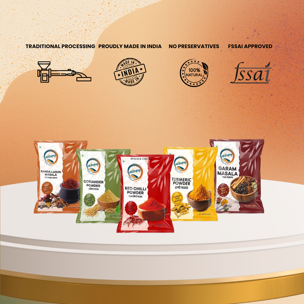 SPICES COMBO-5 (5 Packs 100g Each)