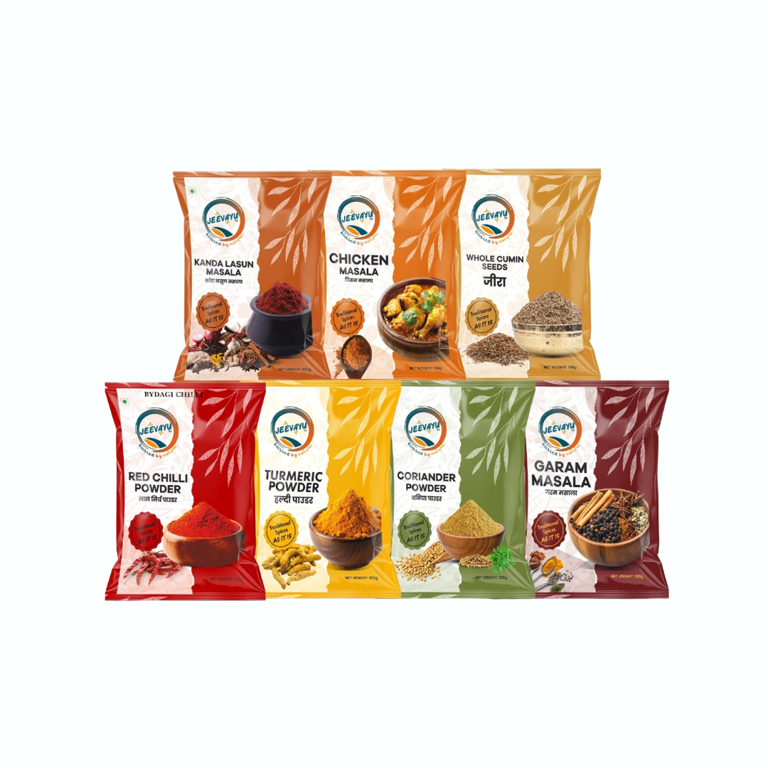 SPICES COMBO-6 (7 Packs 100g Each)