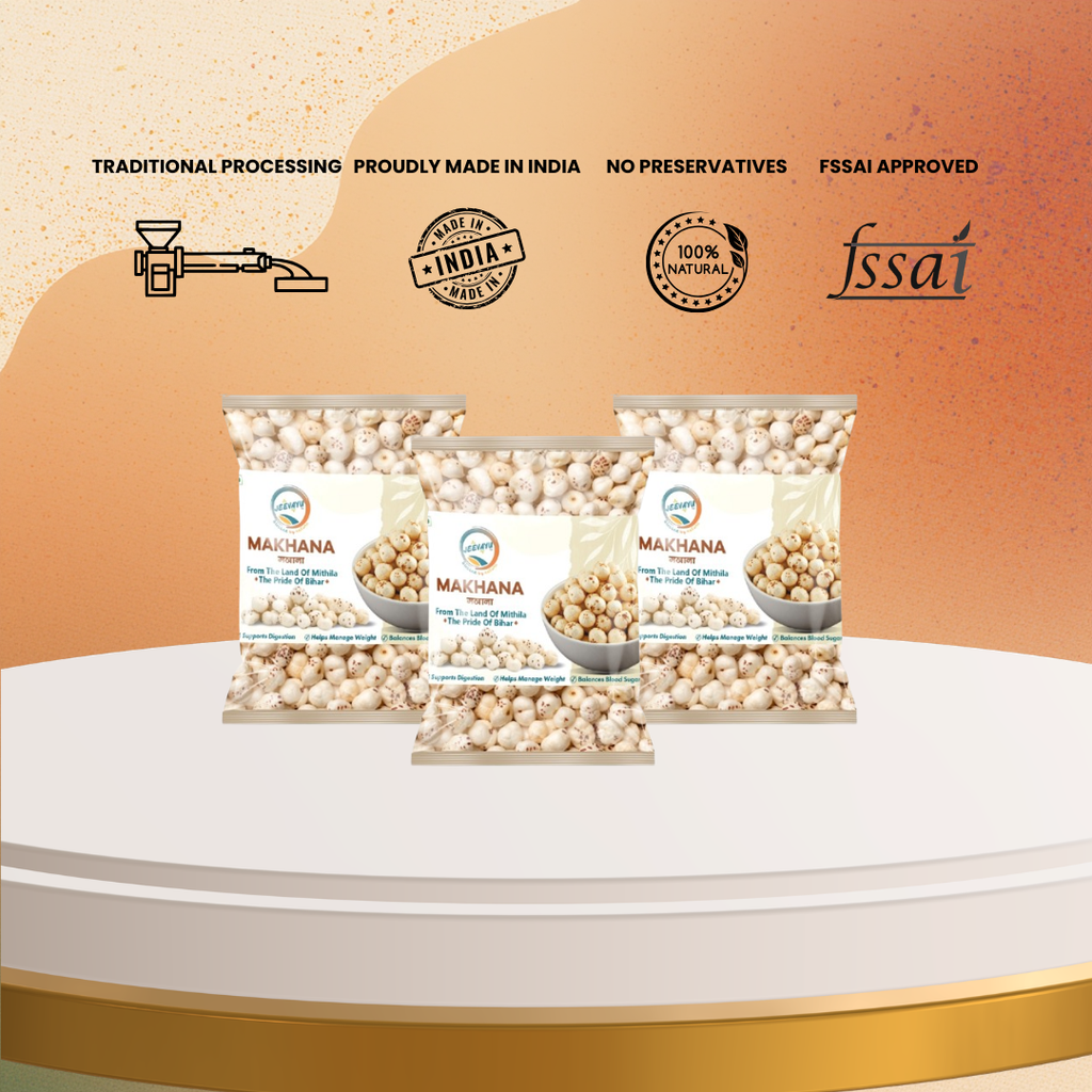 MAKHANA COMBO-3 (2 Packs of 200g and 1 Pack of 100g)